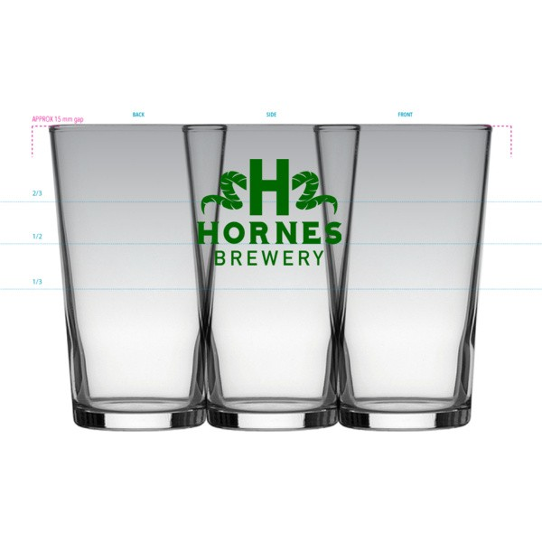 Hornes Pint Glass